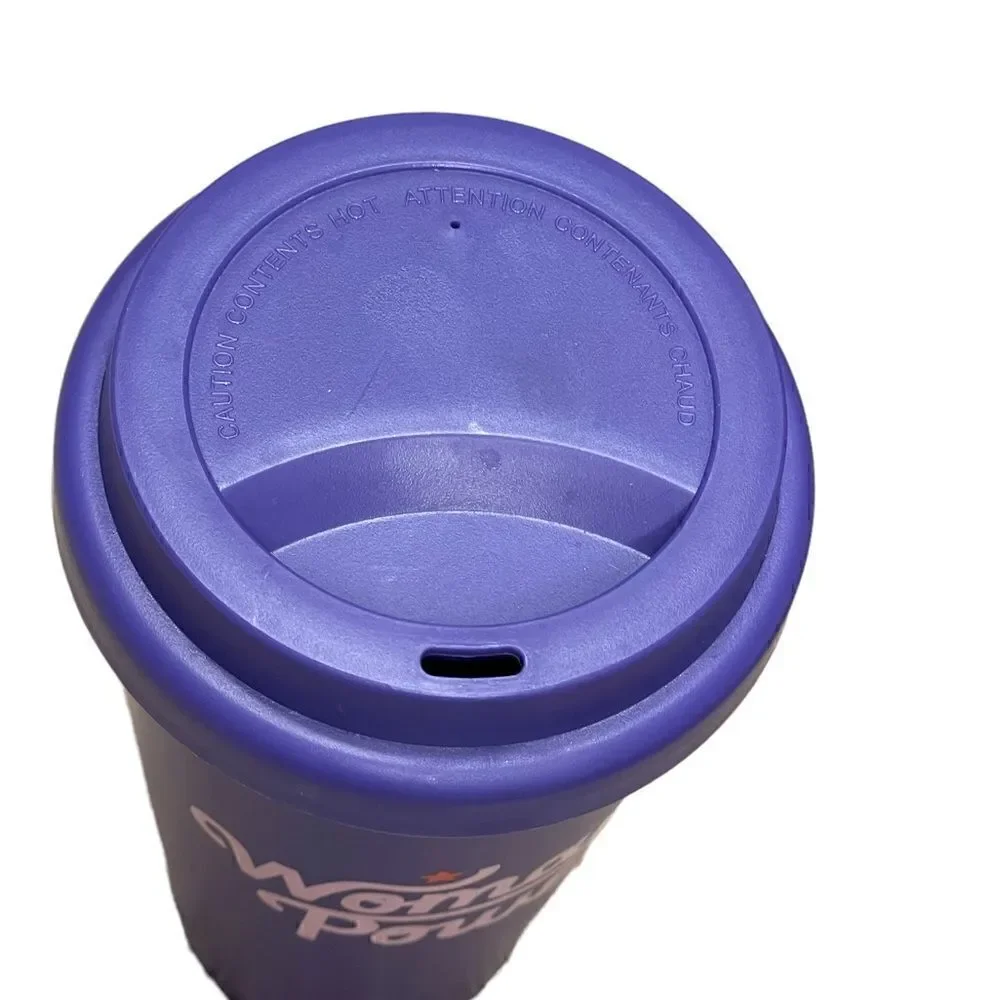 Purple Woman Power Travel Mug